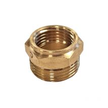 Raccord laiton hexagonal réduit - m 1'1/4 - f 1'