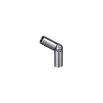 [QUALITE FRANCAISE] - Raccord articulé pour rond Ø12mm - Hauteur 36mm - Inox 316