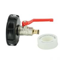 Multicuves - Raccord S100X8 - Vanne 1/4 de tour laiton + Embout rapide