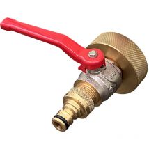 Racoexpert - Raccord S60x6 laiton / Vanne / Raccord auto male -b