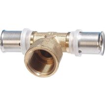 Ws - Raccord À Sertir, Té Filet Fem. P. Tube Multicouche, Contour Th 40x3,5mm - 1' - 40x3,5mm