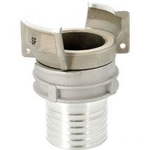 Raccord symétrique alu DN40,cannelé Ø40