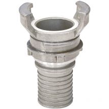 Raccord symétrique alu DN80,cannelé Ø76