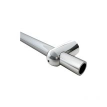 Raccord té, pour barre de stabilisation chromé brillant