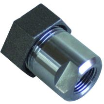 Amblard – Raccord acier VITEFER long noir 33x42 – Fixation raccord, Filetage plomberie, Forme du raccord, Largeur