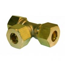 Quick Plomberie - Raccord Té égal biconique laiton D.12 pour tube en cuivre
