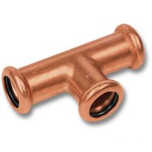 Raccord té inégal en cuivre à sertir f/f/f Sanha Press série 6130 18x16x18