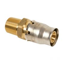 Raccordo tectite senza attrezzi, clip-on multistrato da 6 mm, maschio fisso 12X17