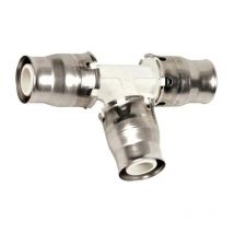 Raccordo tectite senza attrezzi, Tee multistrato uguale da agganciare a 26 mm