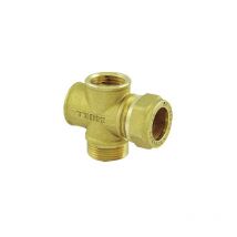 Tiemm - Raccord transversal pour tuyau en cuivre pour systèmes solaires