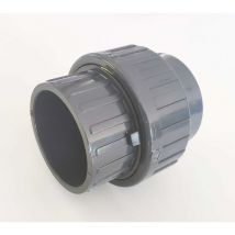 Interplast - Raccord Union 3 pièces 63mm à coller vers 63mm à coller pvc Pression Piscine