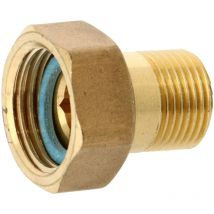 Thermador - Raccord Union à Joint Plat pour vannes Flowmatic Femelle 1/2 - Mâle 3/8