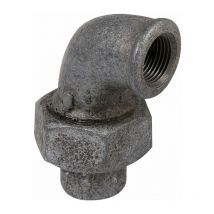 Raccord union fonte galva coudé 90° à visser - F 1' - N° 96