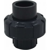 Aougo - Raccord union pvc 32mm piscine manchon union pvc raccord pour pompe filtre,DN25 (Diamètre Intérieur 32mm)