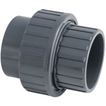 Sorodist - Raccord union pvc pression 3 pièces - Femelle / Femelle à coller . - Diamètre 63 mm