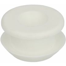 Le Sanitaire – Raccord multicouche – Raccord universel en caoutchouc blanc avec rosace – Fixation raccord, Filetage plomberie, Configuration raccord, 