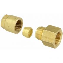 Raccord à visser 8 mm x 3/8'' ff