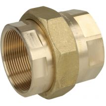 Viega - Raccord à visser en laiton rouge 2'' ff/ff étanchement conique