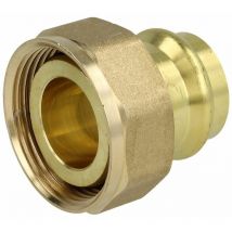 Le Sanitaire - Raccord à visser pour robinet à bille compteur gaz avec raccord à sertir diamètre 28mm
