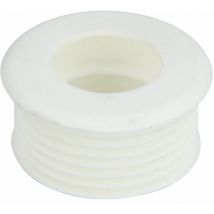 Raccord wc Euro blanc sans rosace