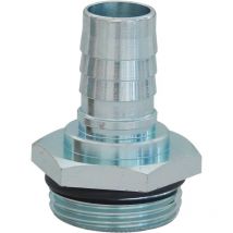 Raccord zingue mâle cannelé. diam 19mm-1'G/M Piusi 08302