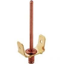 Raccord de mise à la terre 6.3 x 0.8 mm Pb Fastener riv 263 180 ° non isolé métal 1 pc(s) S15481