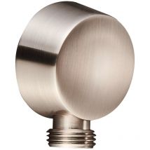 Tecom - Raccordement d'eau couleur acier brossé 1/2' Gaz DPATP12AC acier inoxydable brossé