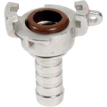 Sferaco - Raccord express inox en 1.4408 avec joint fkm - Cannelé à collerette DN16