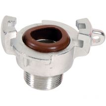 Sferaco - Raccord express inox en 1.4408 avec joint fkm Mâle 1' (26/34)