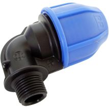 Gomito Compressione Filetto Maschio Pn16 Mm 25x3/4m
