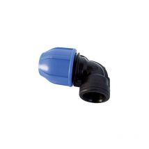 Gomito A Compressione Filetto Femmina Pn16