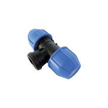 Tee a compressione filetto femmina PN16