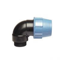 Raccordo a gomito maschio plastica 50 x 2 Unidelta
