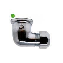 Raccordo a gomito rinaldi e petinaroli per rame femmina 1/2 x ø 10 mm