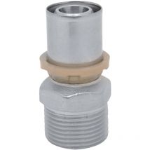 Raccordo a pressare diritto 'art. 402' 26 x 3/4 - maschio (10 pezzi) Icma