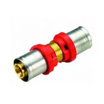 Raccordo diritto intermedio ridotto per tubo multistrato a pressare modello al-cobrapex ø26x20 Tiemme raccorderie spa