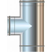 Cordivari - Raccordo A Tee 90°Inox Ø80 Aisi316L - Femmina Centrale - Mono Parete