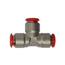 Bricolife - Raccordo a t Automatico Per Tubo Aria Pneumatico Innesto Aggancio Rapido 3pz - cod. 65704