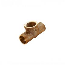 Raccordo a t bronzo 1/2' x 14 a saldare femmina Frabo