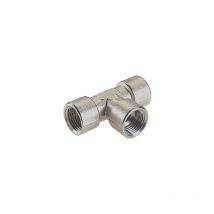 Raccordo a t Femmina-Femmina-Femmina Cilindrico 90° tubi aria fluidi liquidi 5 pz - cod. 60324