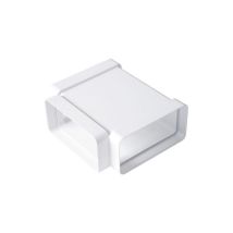 Raccordo a t in abs per tubo rettangolare mm 120x60 First