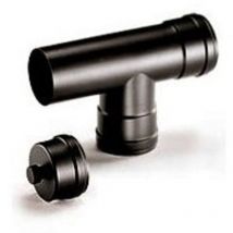 Save raccordo in acciaio a t pellet tappo recupero condensa 80 mm 8 cm