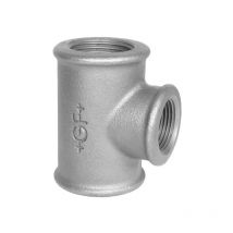 Raccordo a t ridotto femmina in ghisa malleabile zincata 3/4"x1/2"x3/4" GEORG FISCHER