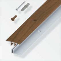 Raccord a t x parquet noyer/nat. cm.100