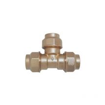 Raccordo a tee doppio in ottone Diam. 40 Bugatti