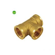 Raccordo a tee in ottone giallo tiemme femmina 3 x 3/8