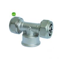 Raccordo a tee per multistrato rinaldi & pettinaroli femmina 1/2 x 2 x ø 20 mm