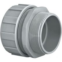 166-40705 PSR25-S-M25 Raccordo a vite del tubo flessibile Grigio M25 21 mm Piatto 1 pz. - Hellermanntyton