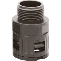 904826 HELUquick m Raccordo a vite del tubo flessibile Nero M25 Piatto 1 pz. - Helukabel