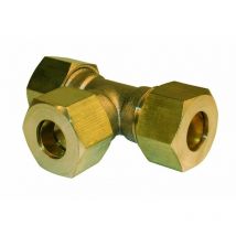 Raccordo a t biconico uguale D.10 in ottone per tubo rame Centrale Brico